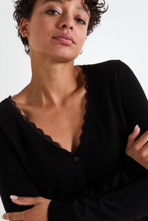Gilet col V femme