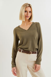 Pull fin femme