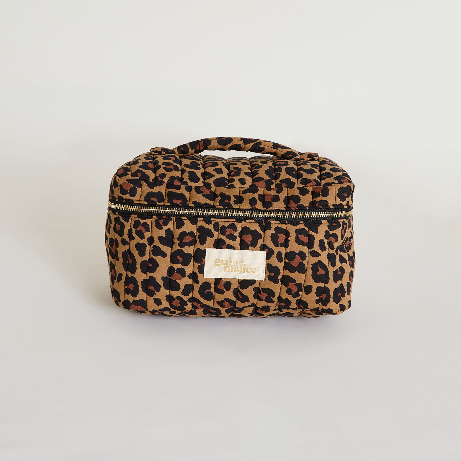 Trousse de voyage imprimé léopard femme