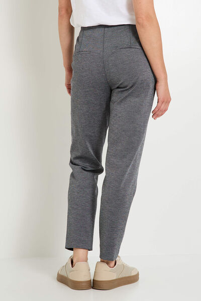 Pantalon cigarette en maille femme