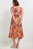 robe longue imprimée femme