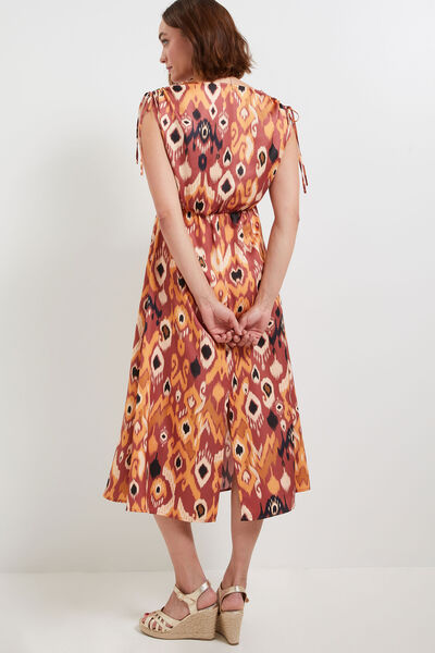 robe longue imprimée femme