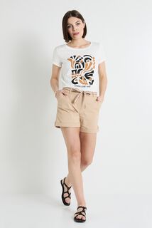 T-shirt col rond femme