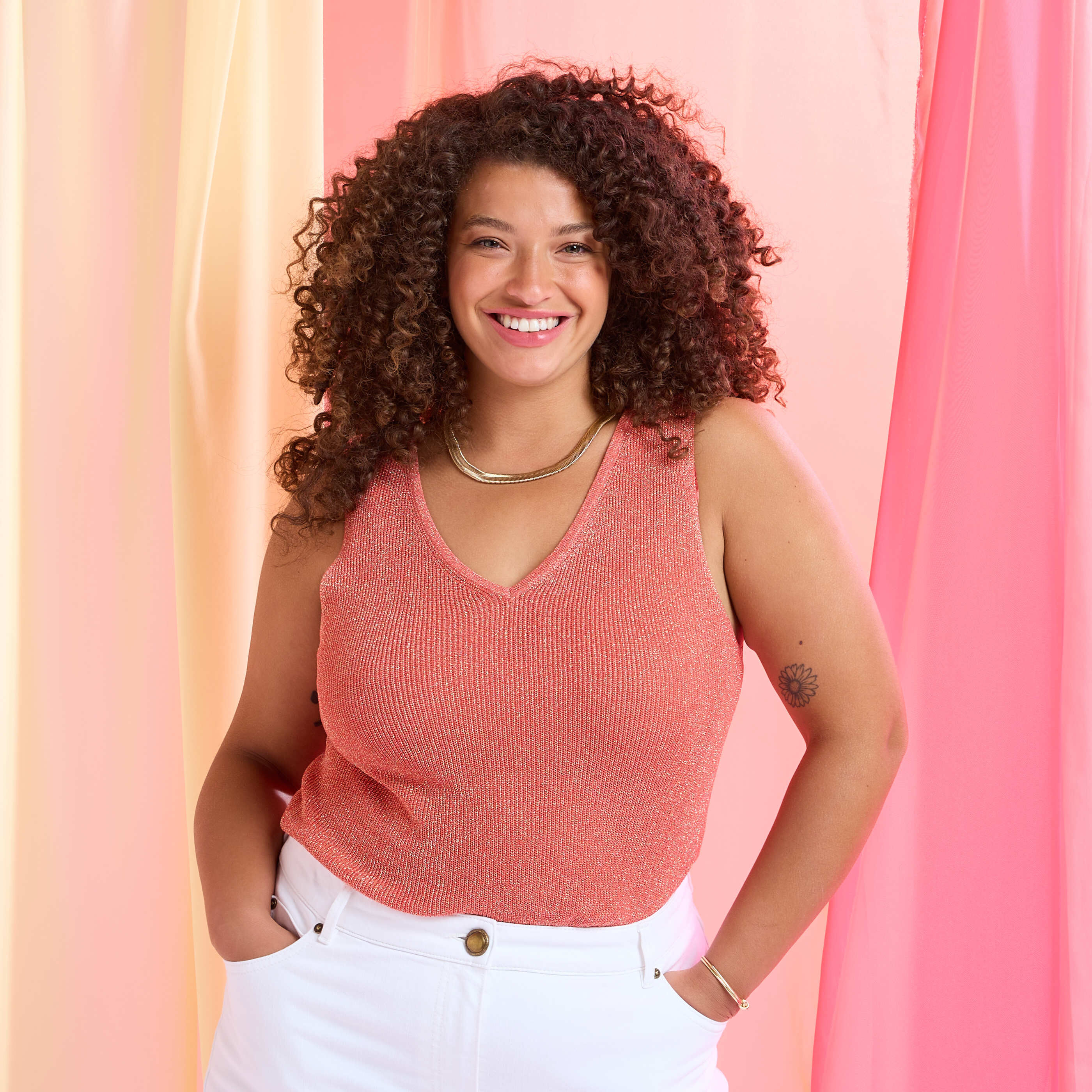 D&eacute;bardeur c&ocirc;tel&eacute; femme