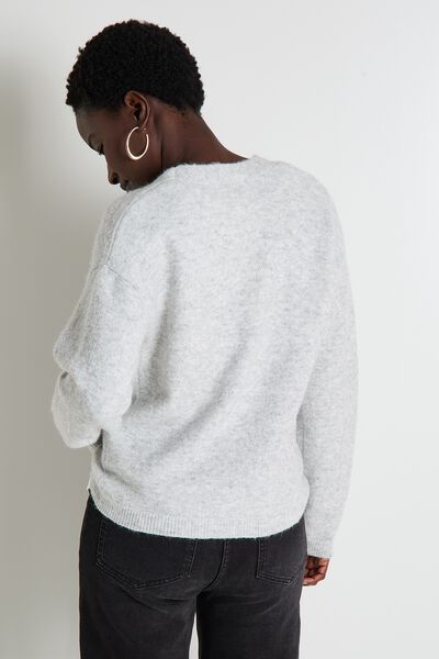 Gilet col V femme