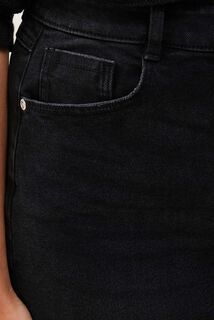 Jupe en jean mi-longue femme