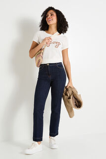 T-shirt col rond femme