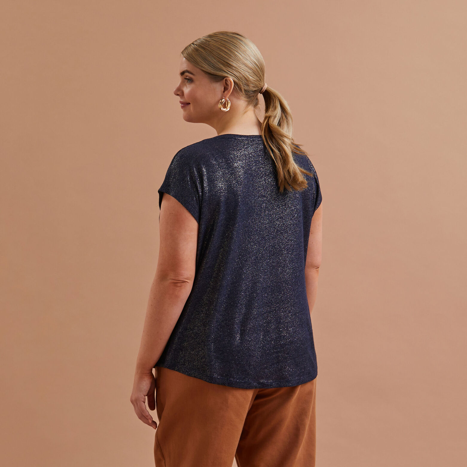 Tshirt viscose et lin femme