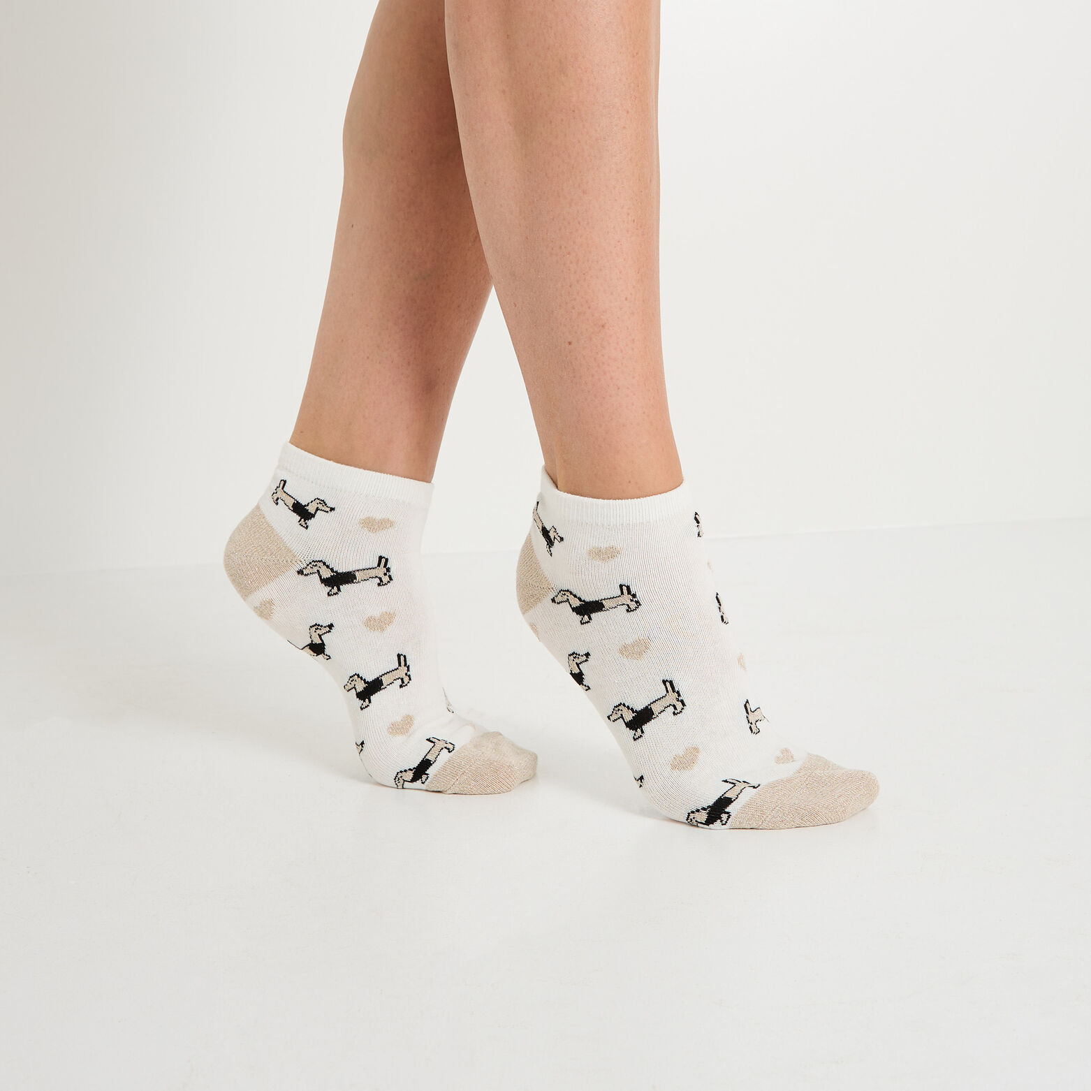 Lot de 2 paires de socquettes femme