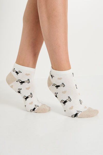 Lot de 2 paires de socquettes femme