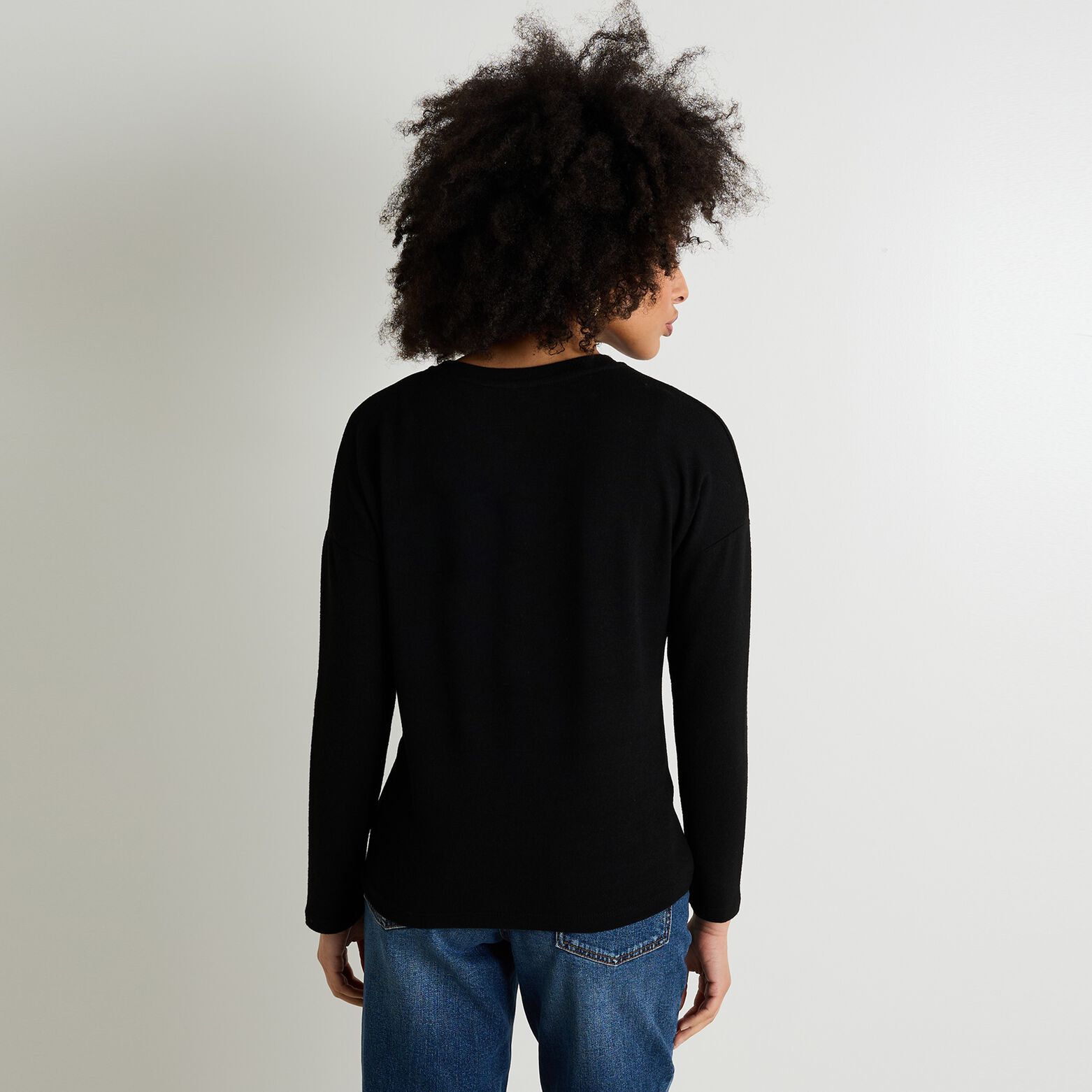 T-shirt col rond femme