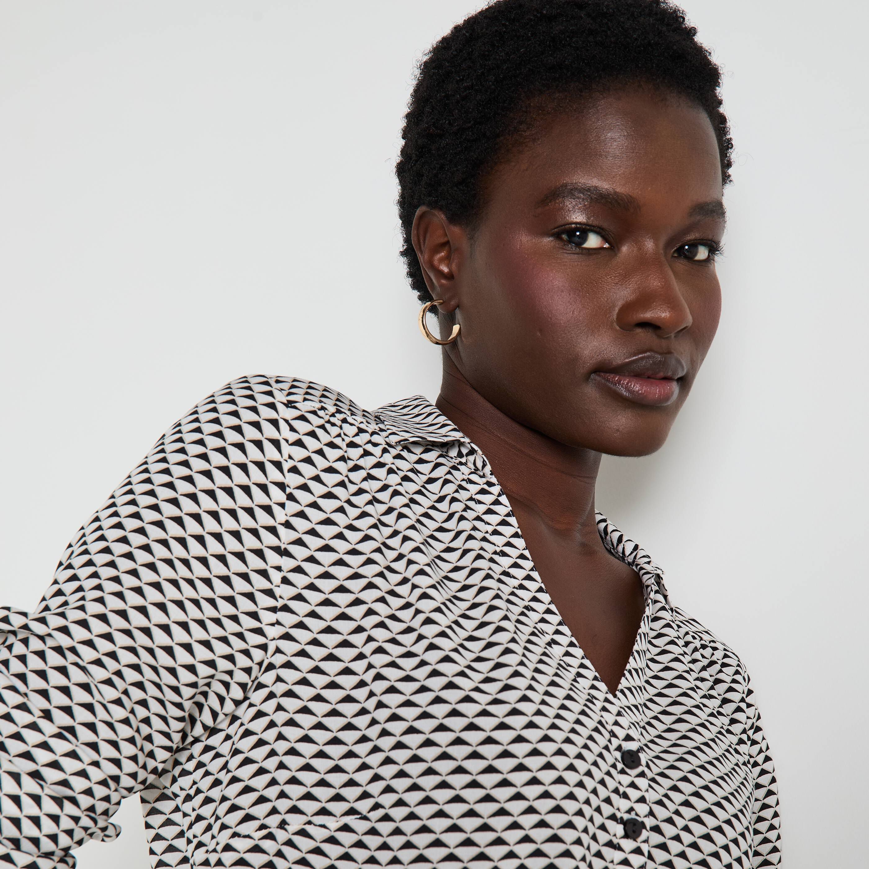 Blouse manches longues femme