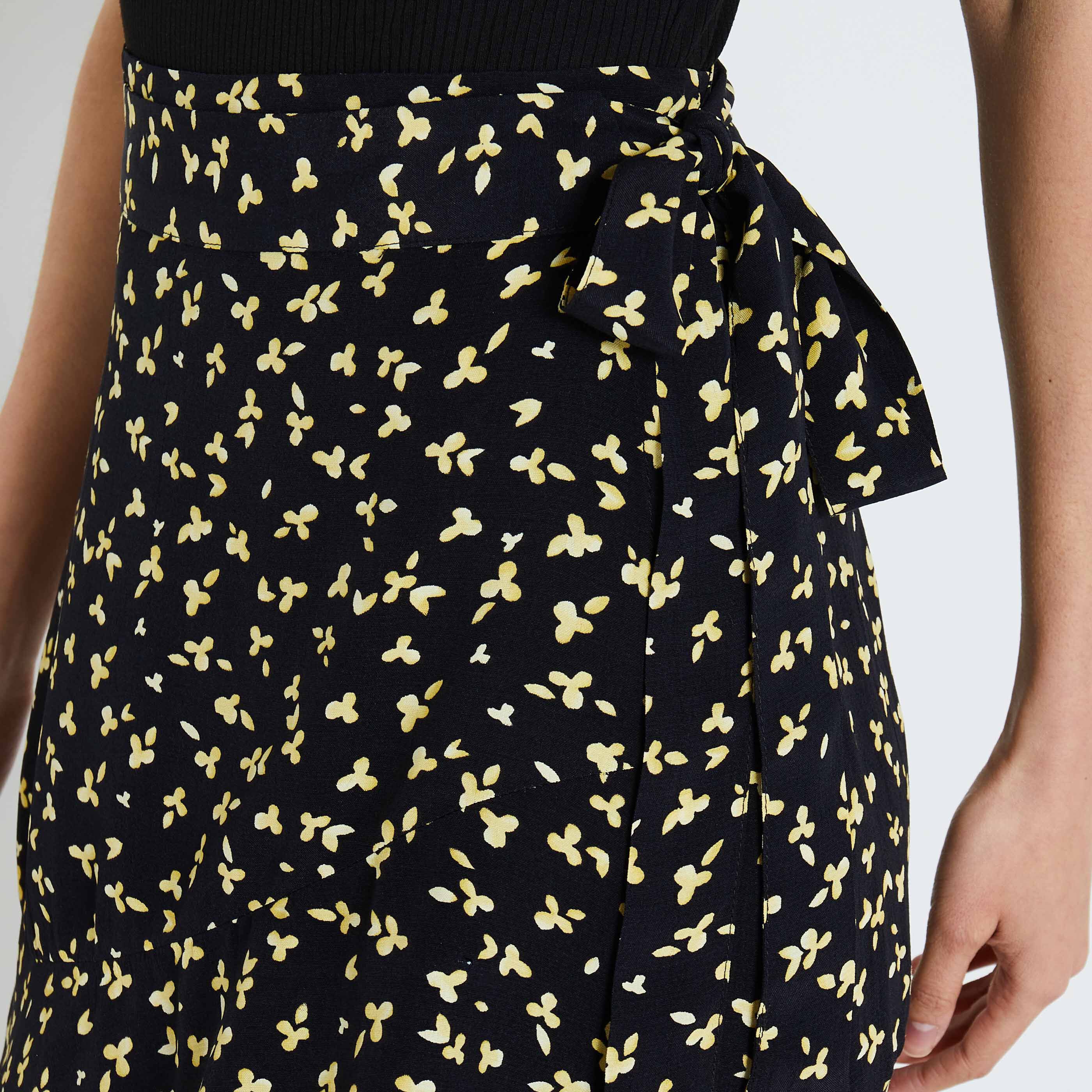 Jupe courte portefeuille femme IMPRIME Graindemalice