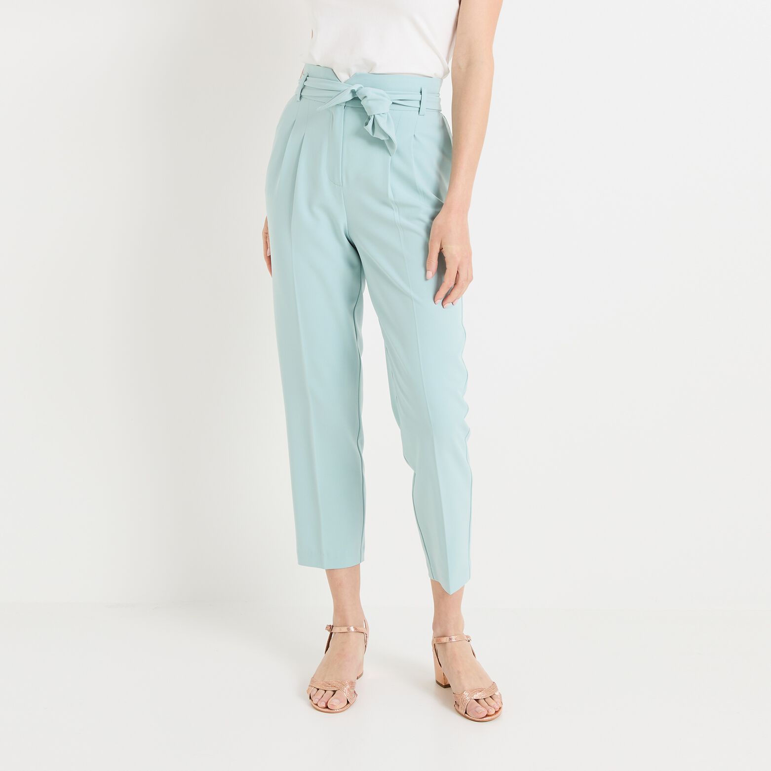 Pantalon cigarette femme