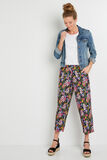 Pantalon large en crèpe femme