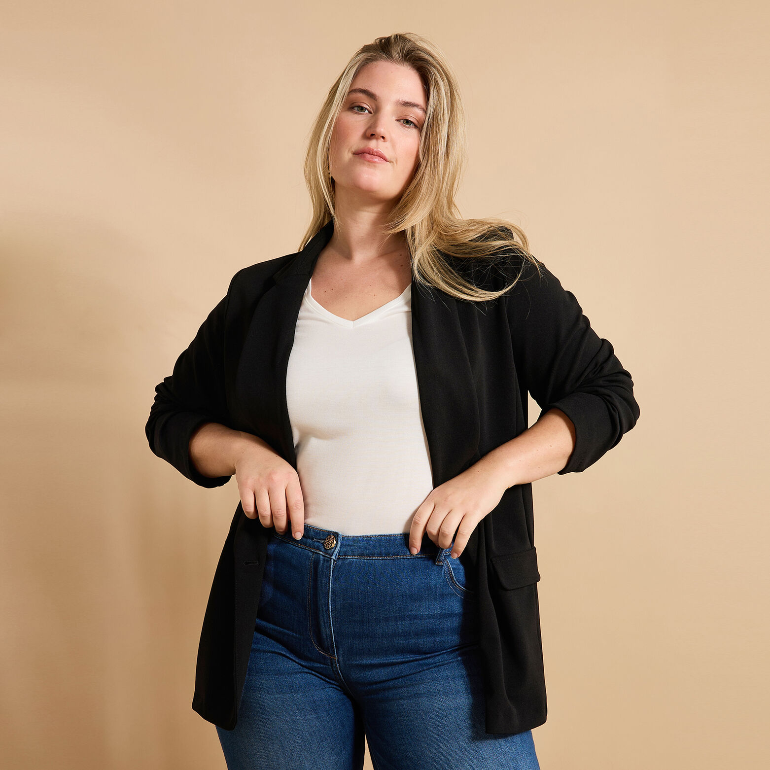 Blazer en maille femme