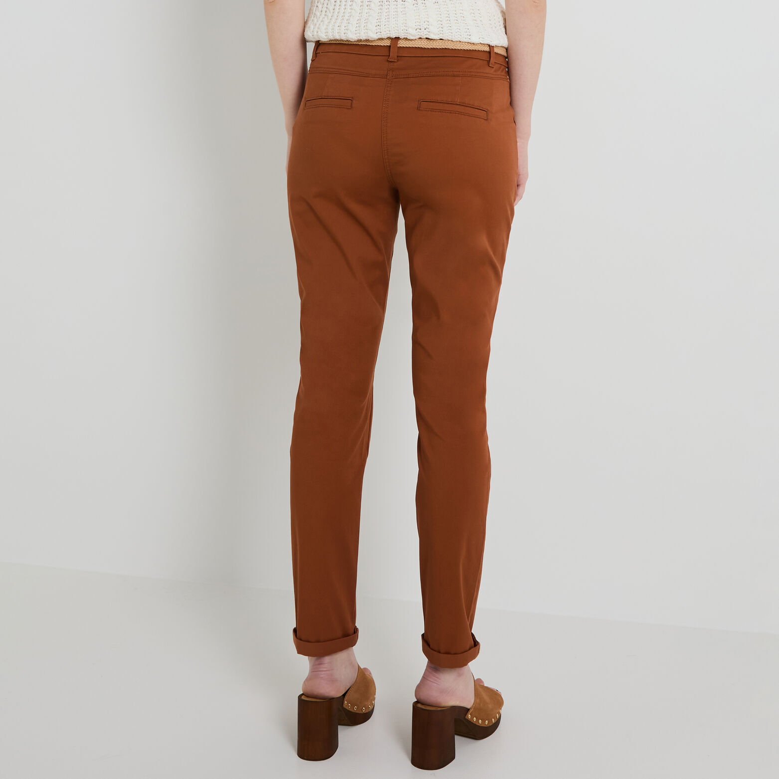 Pantalon chino femme