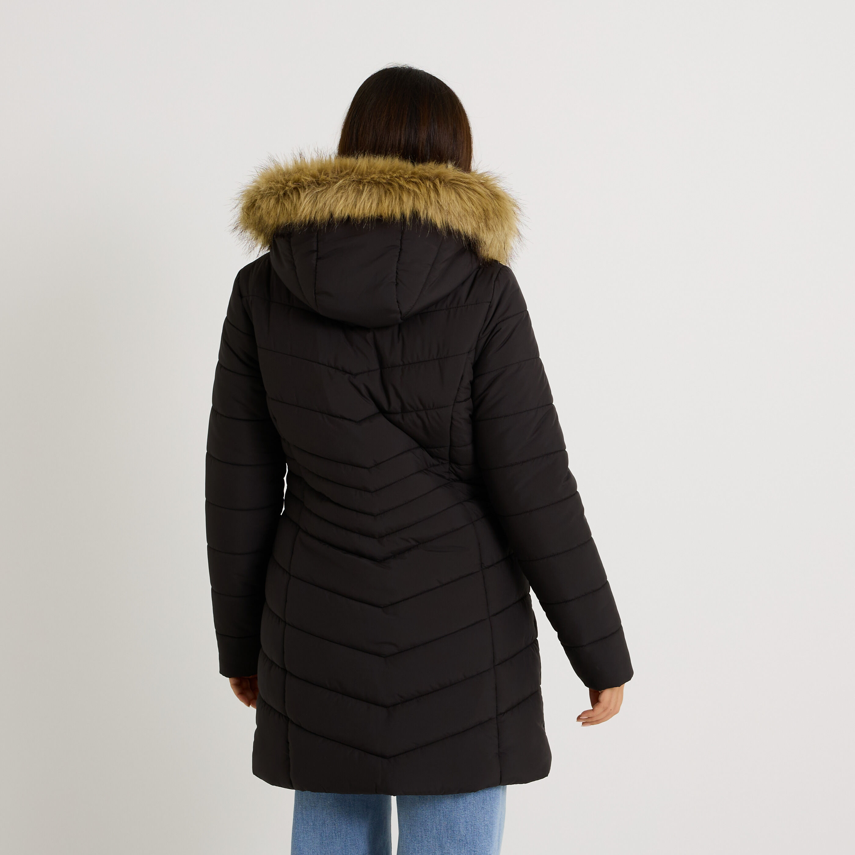 Doudoune mi-longue femme