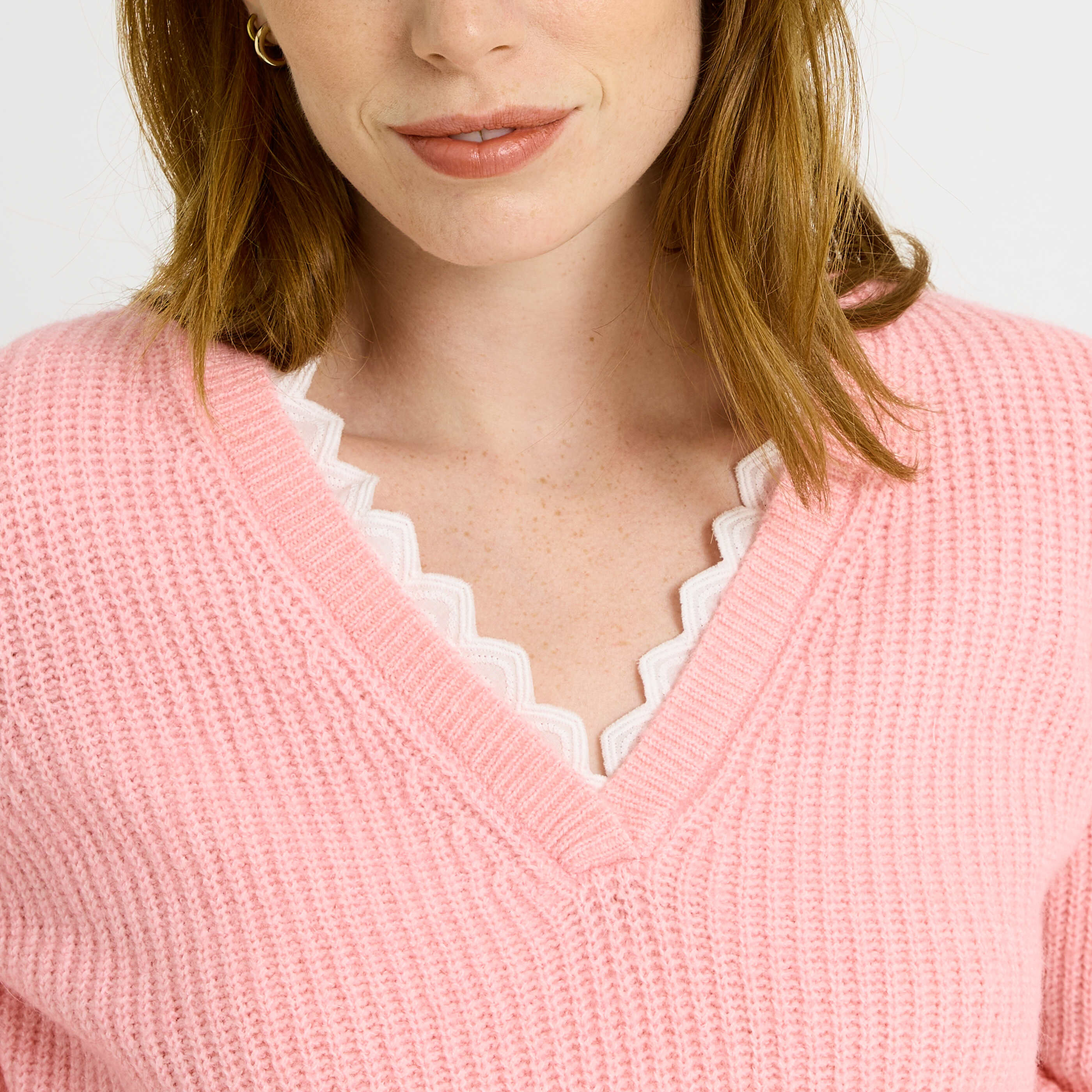 Pull c&ocirc;te anglaise femme