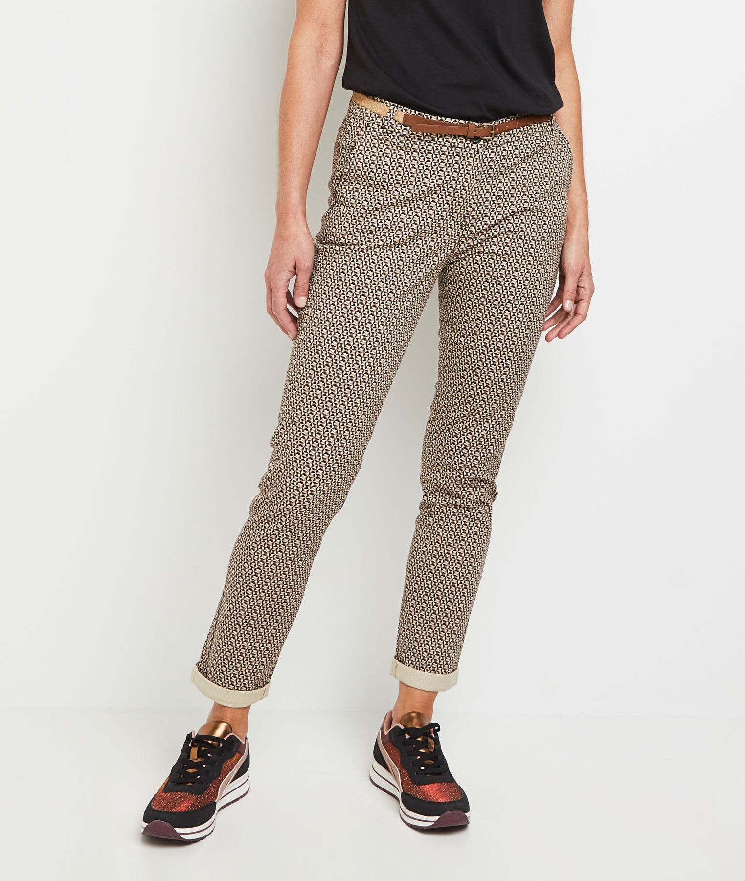 Pantalon imprimé femme