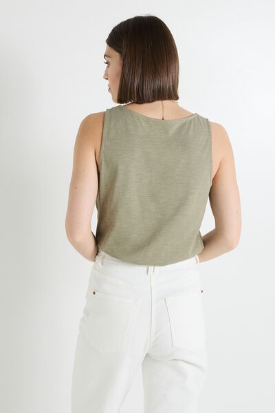 Débardeur col V femme