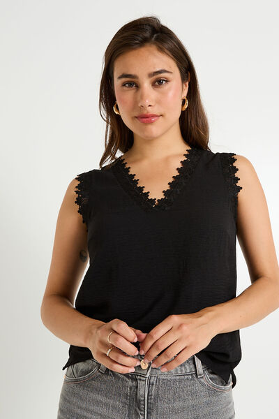 Blouse sans manches femme