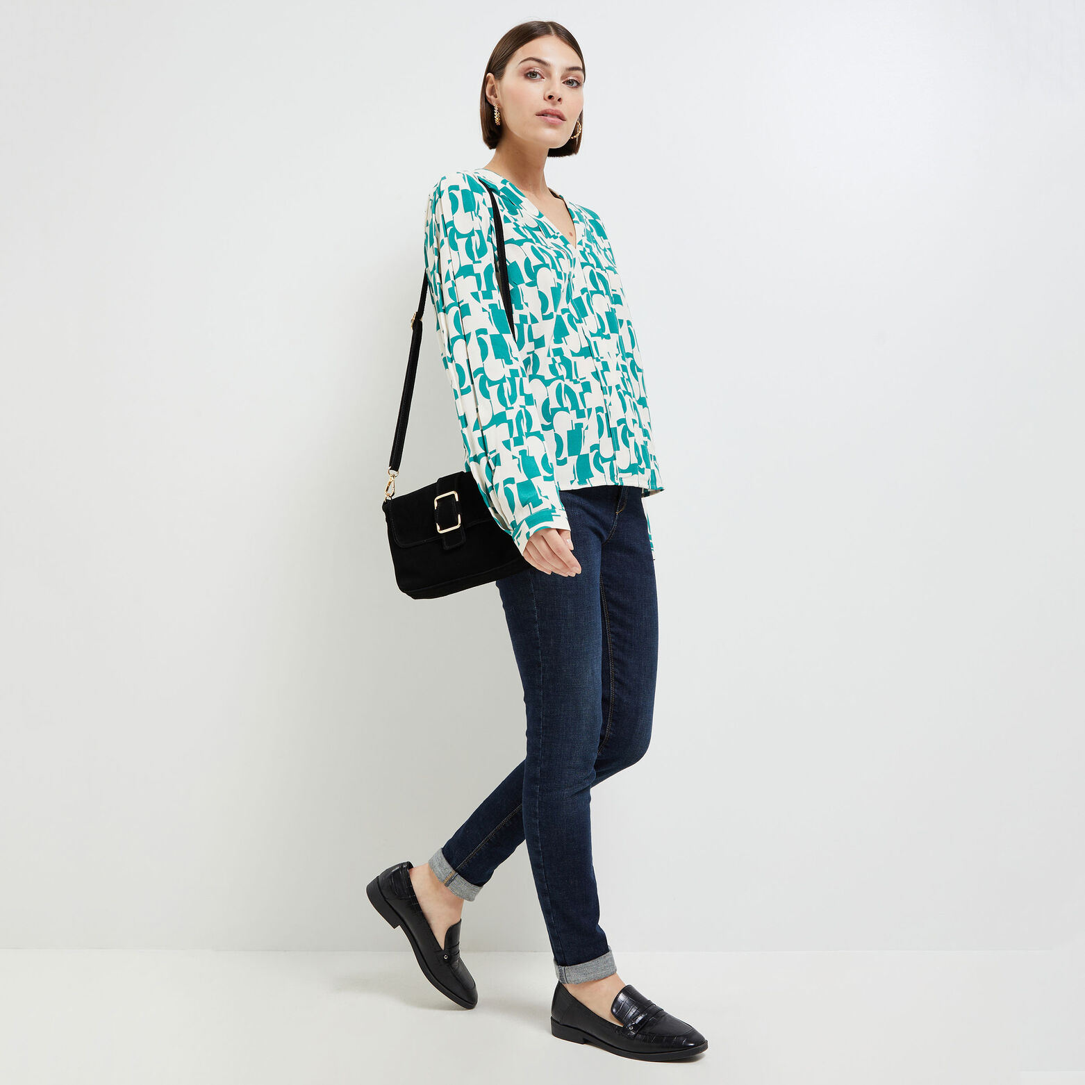 Blouse imprimée femme
