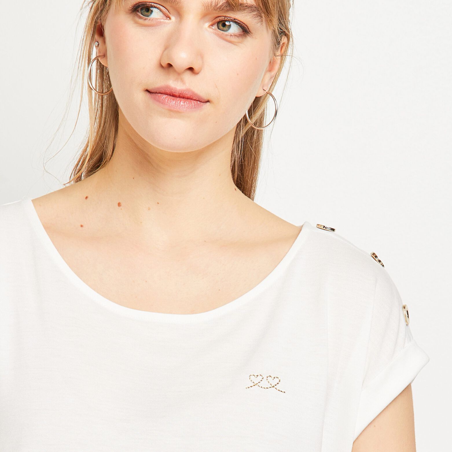 Tshirt blanc femme