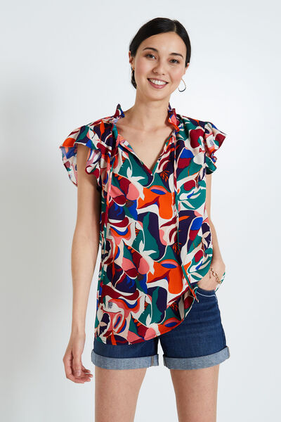 Blouse imprimée femme