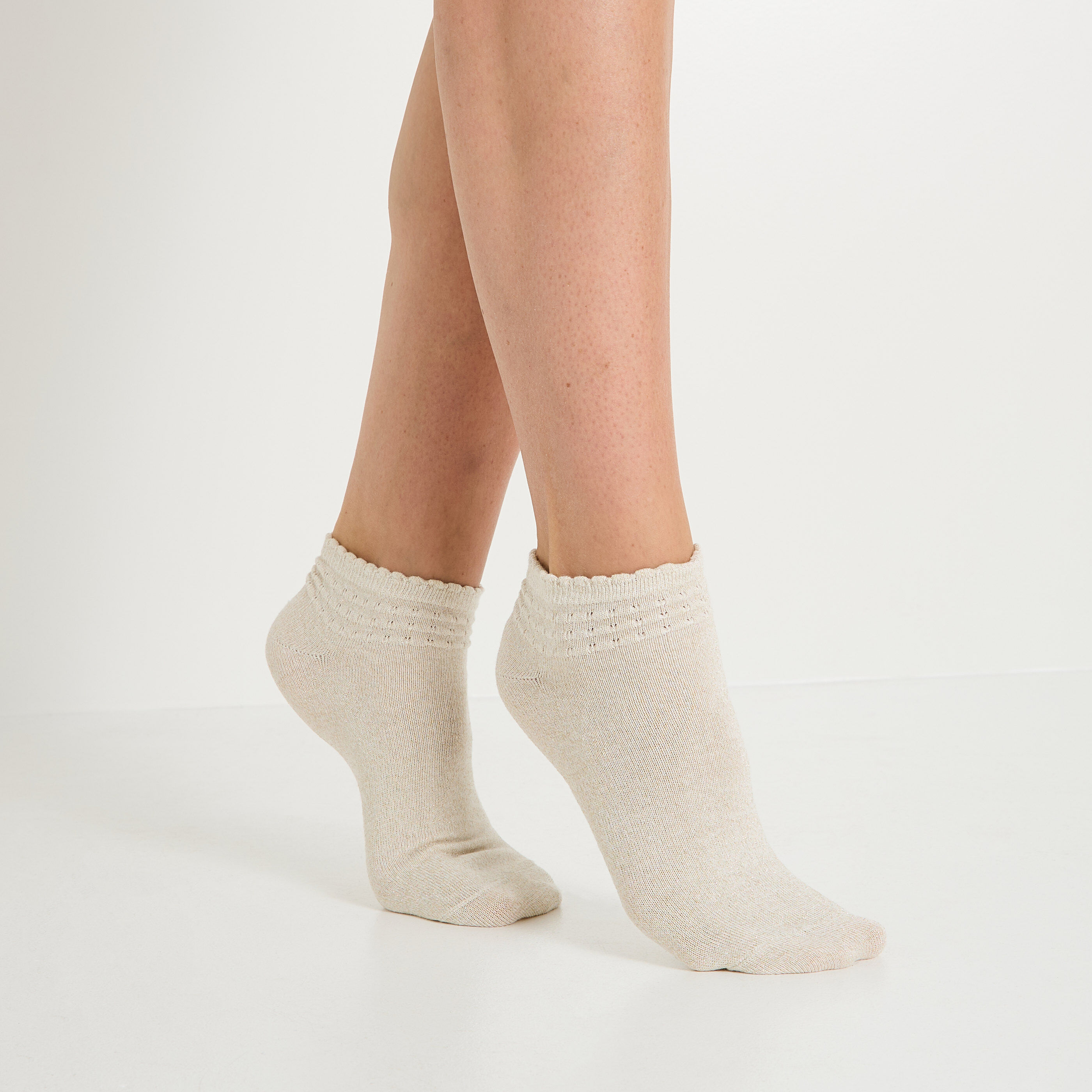 Lot de 2 paires de socquettes femme