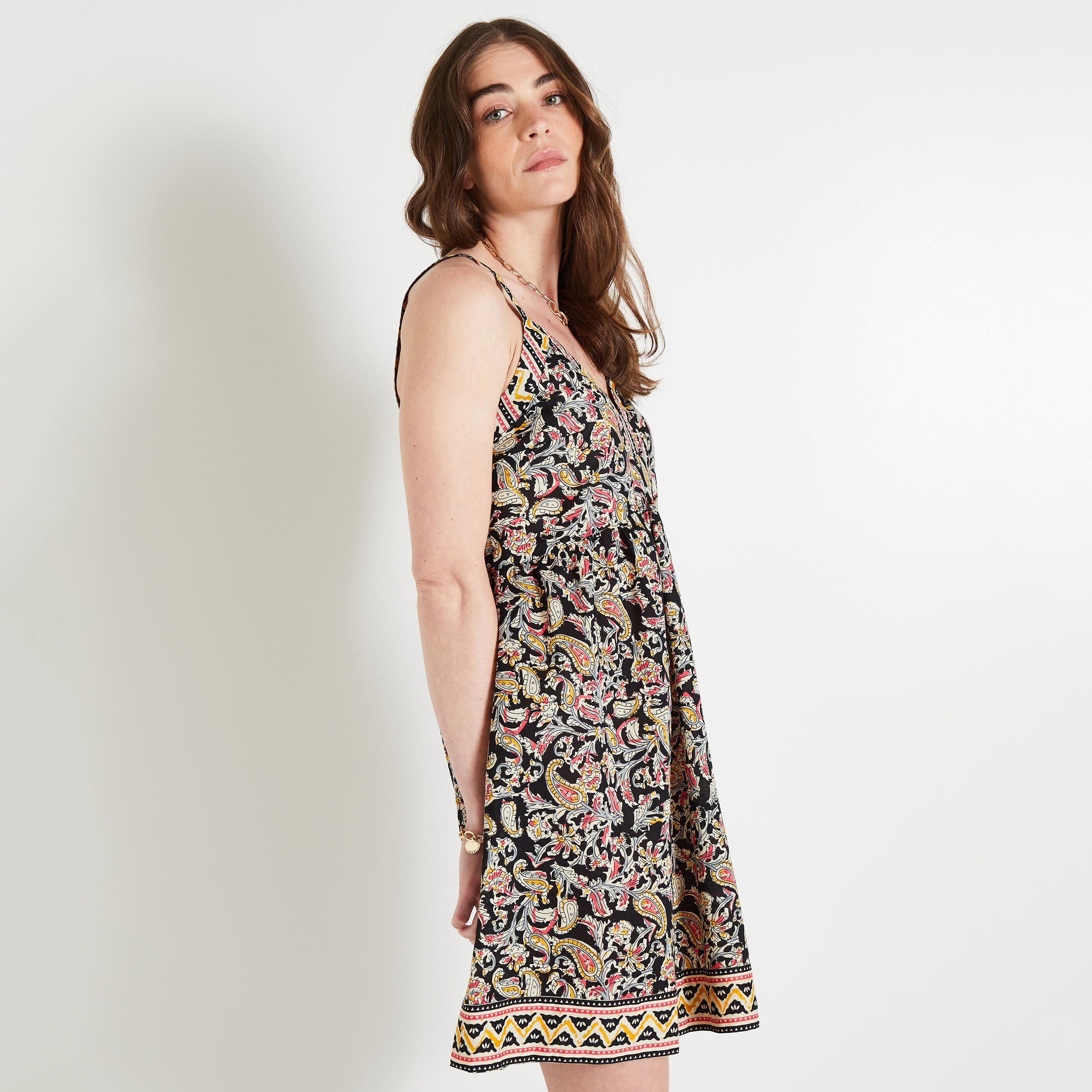 Robe imprim&eacute;e femme