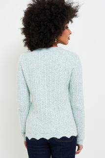 Pull torsadé femme