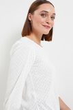 Tshirt maille ajourée femme