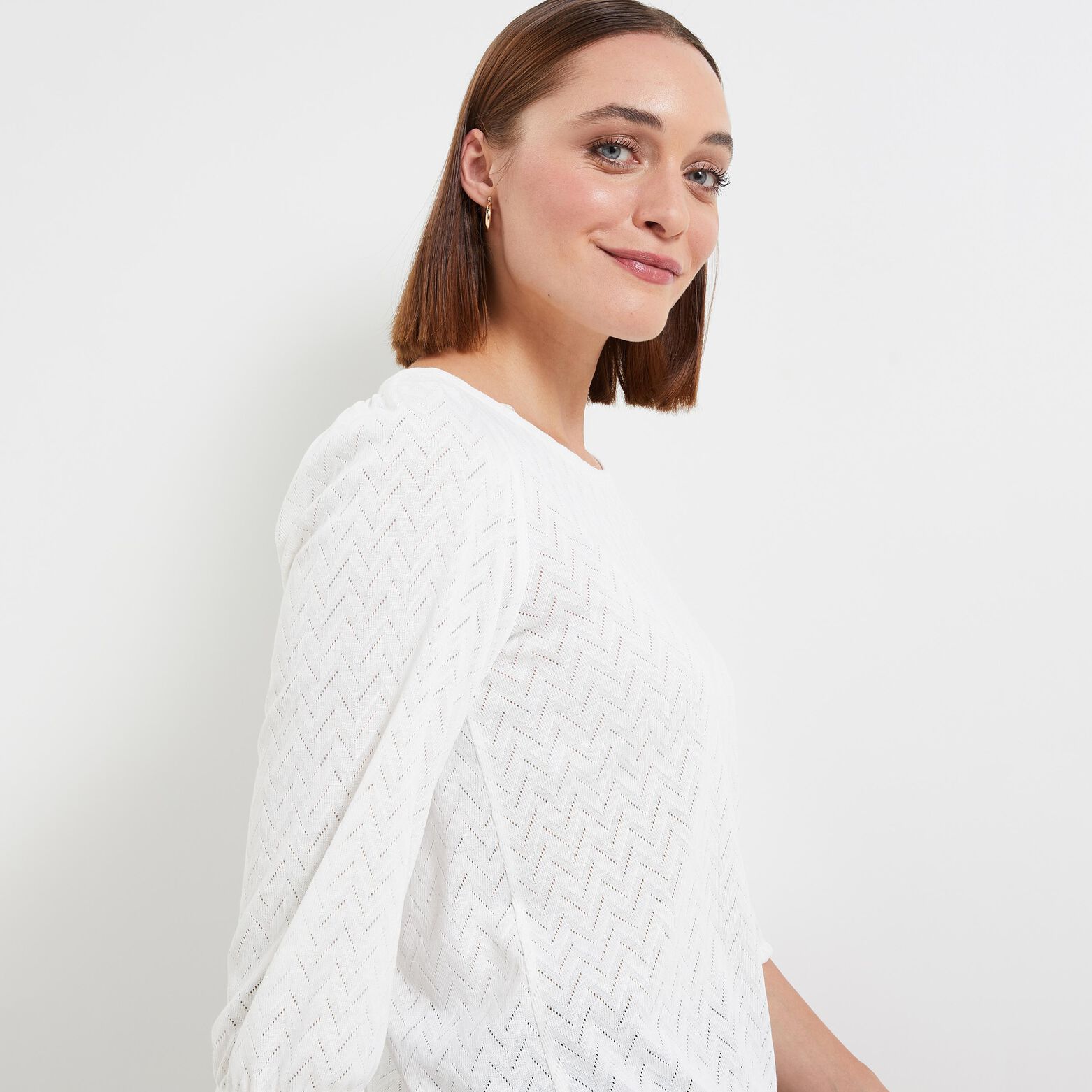 Tshirt maille ajourée femme