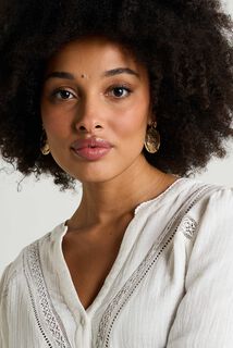 Chemise en gaze de coton femme