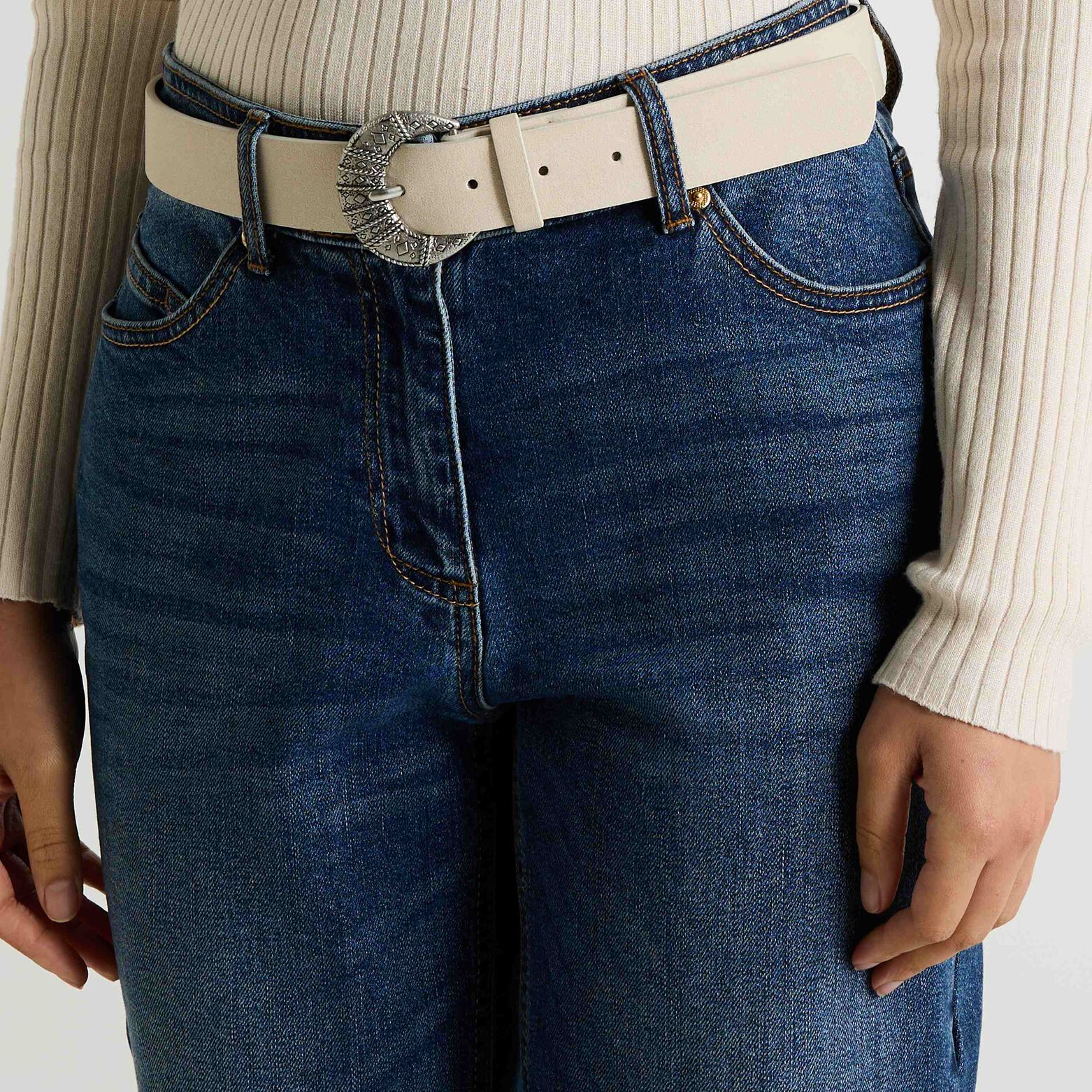 Ceinture boucle fantaisie femme