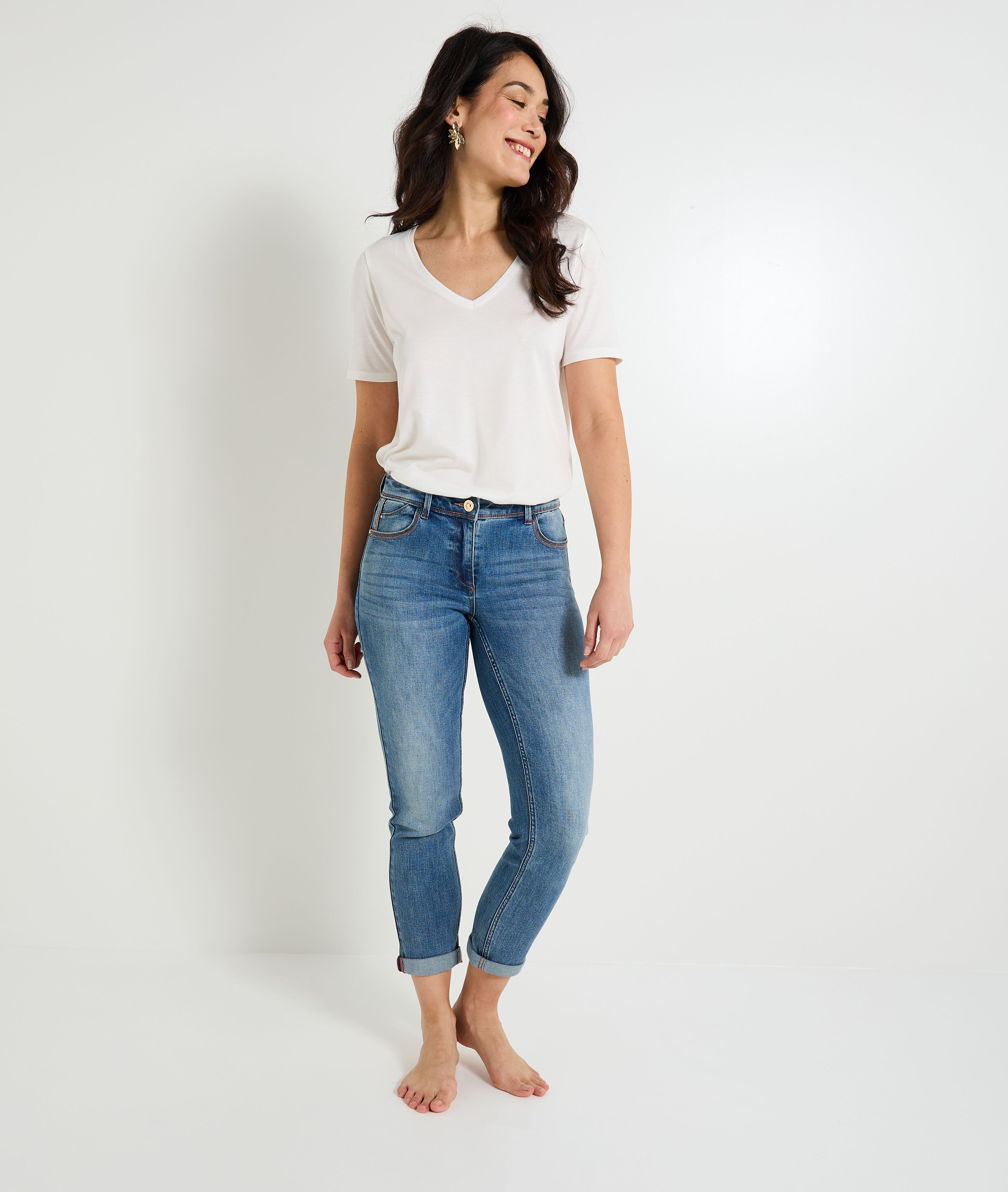 Jean raccourci TOKYO R01 femme