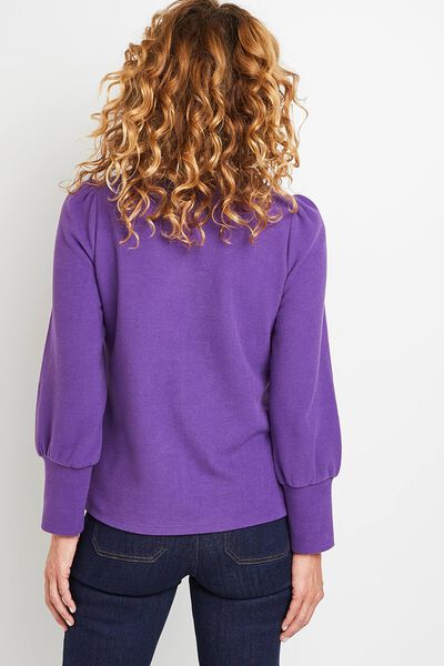 Sweat en maille grattée femme