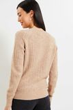 Pull tricot fantaisie femme