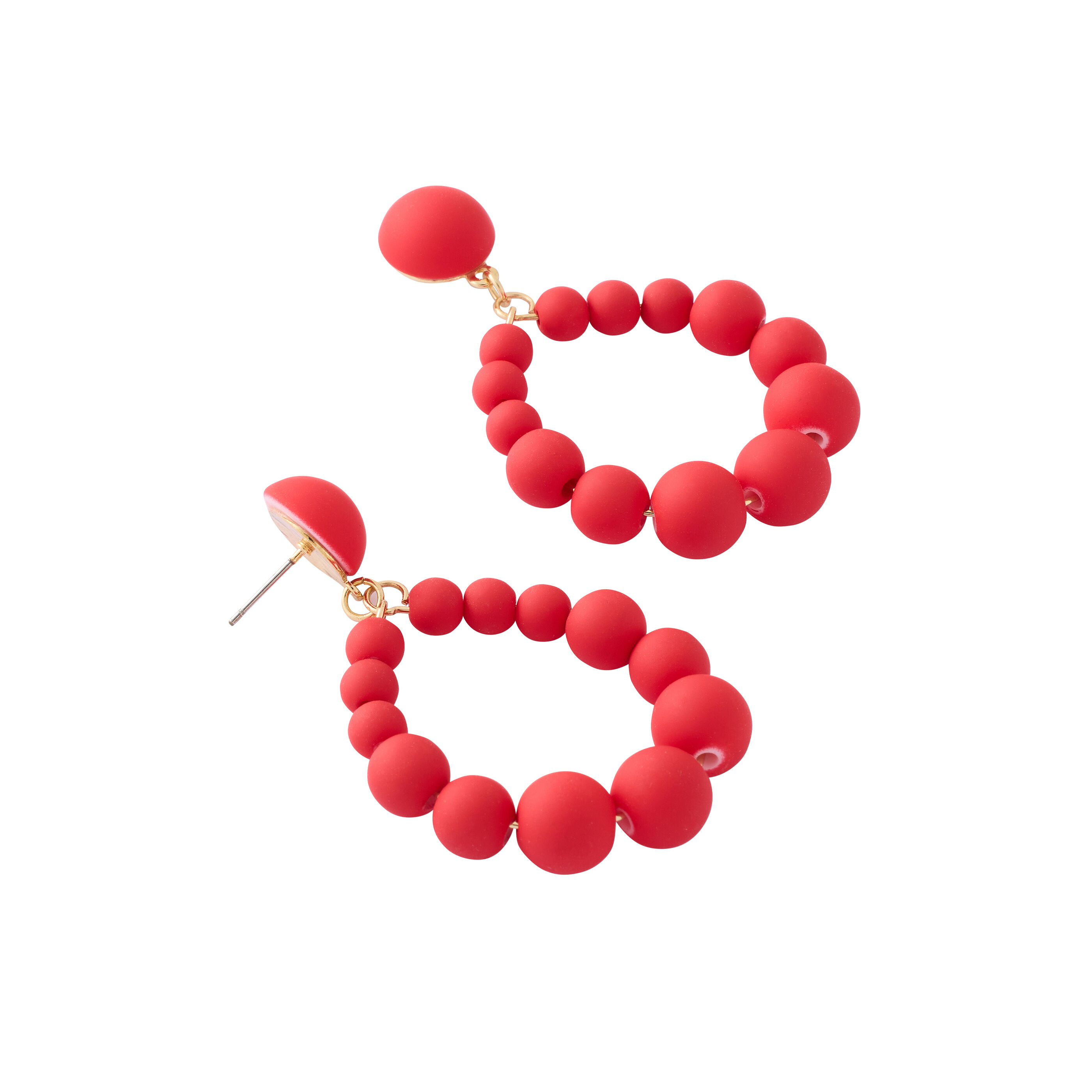 Boucles d'oreilles gouttes perl&eacute;es 