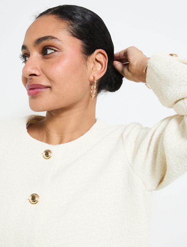 Blouson en tweed femme