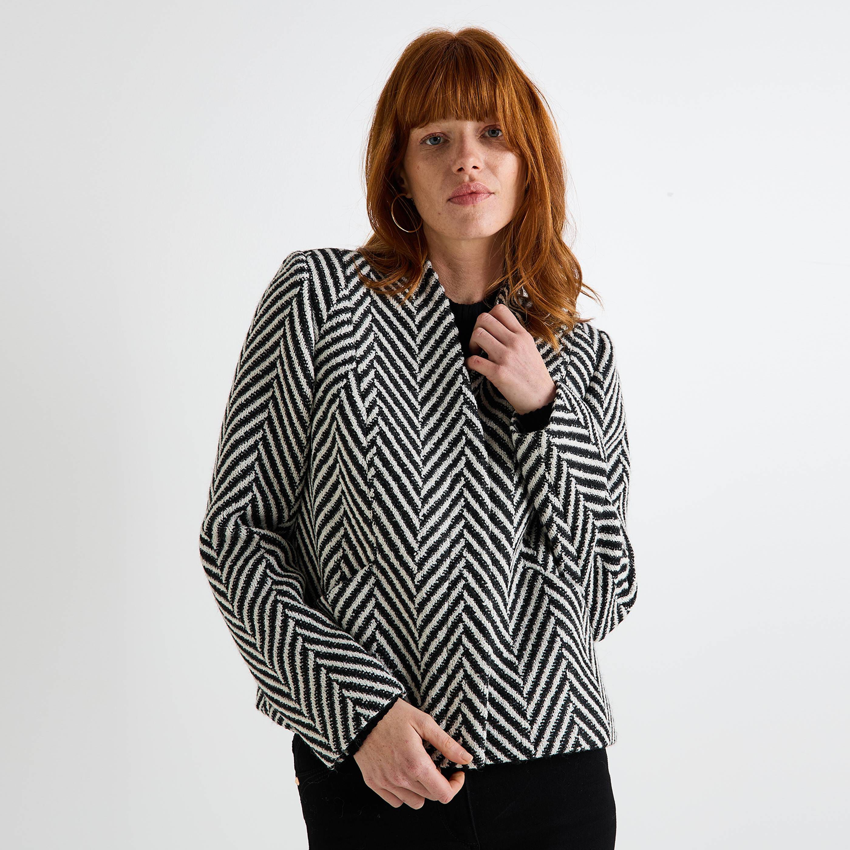 Blazer zipp&eacute; femme