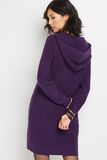 Robe pull à capuche femme