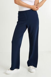 Pantalon fluide en maille femme
