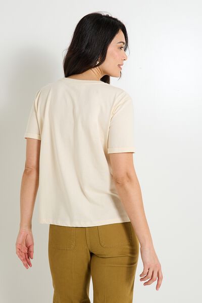 T-shirt col rond femme