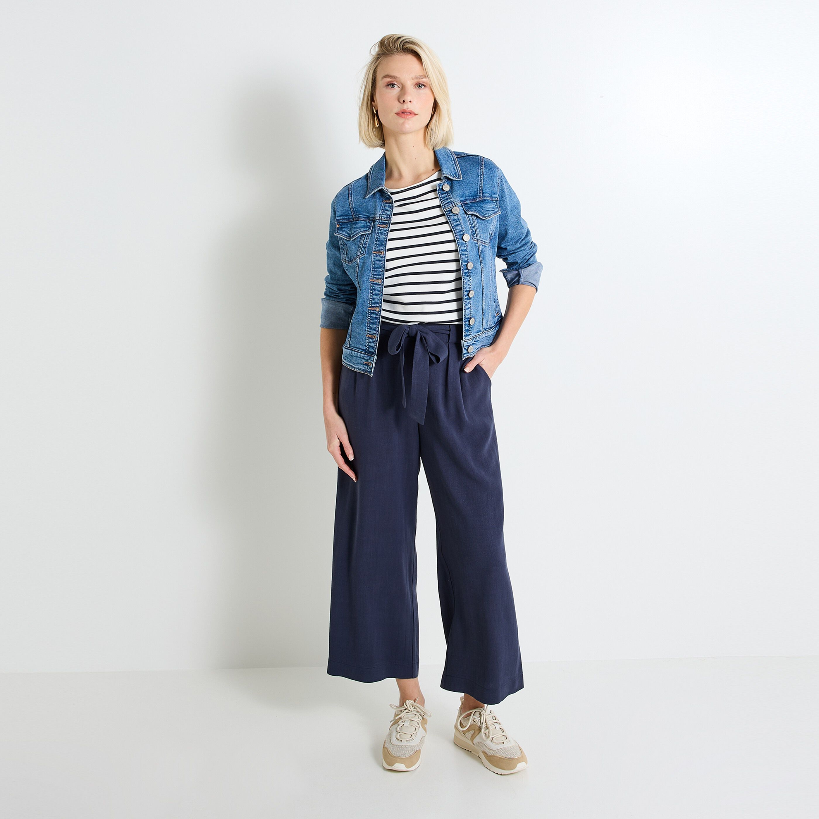 Pantalon ample femme