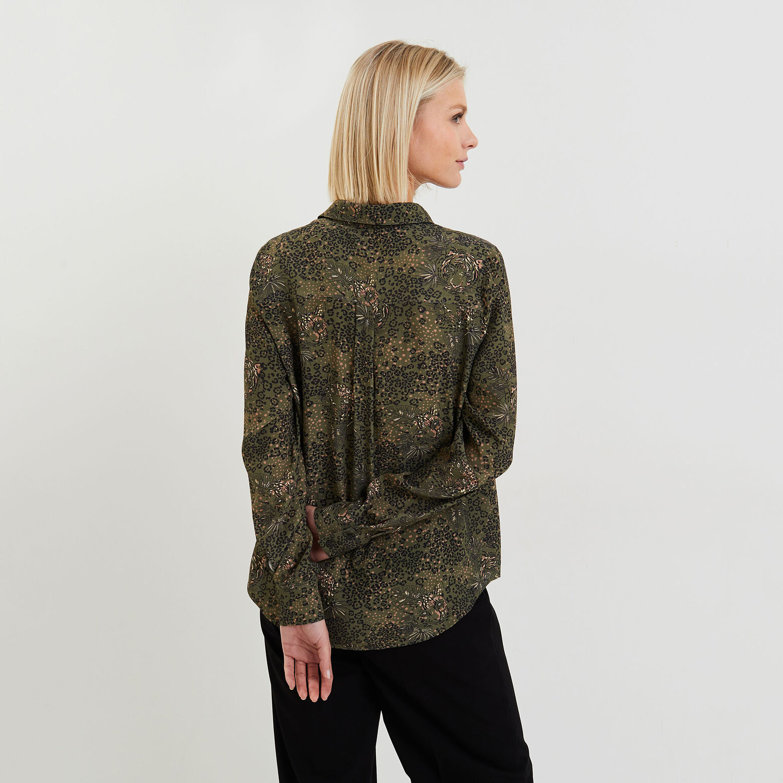 Chemise imprimée femme