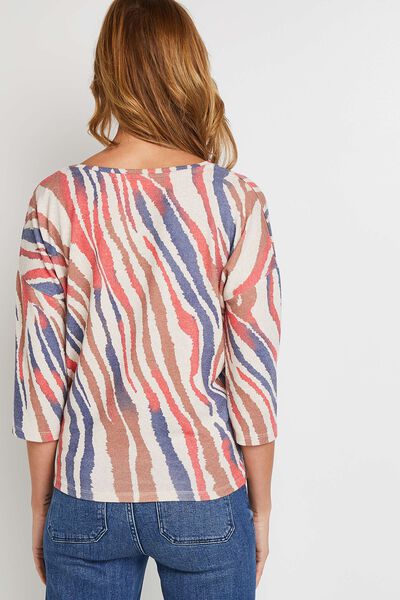 T-shirt col V femme