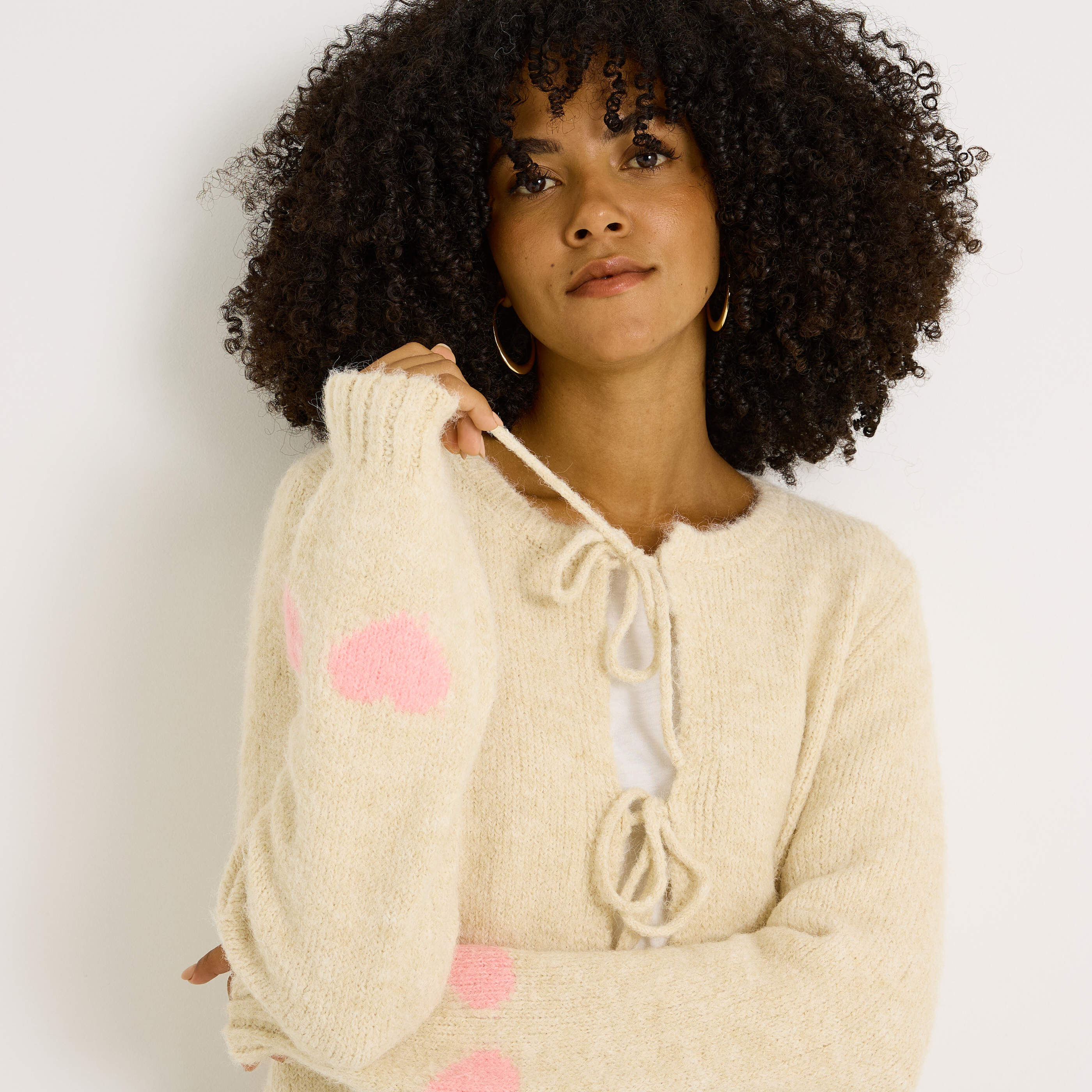 Gilet &agrave; nouer femme