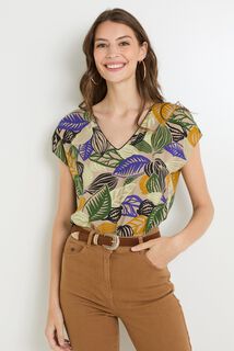 Blouse manches courtes femme